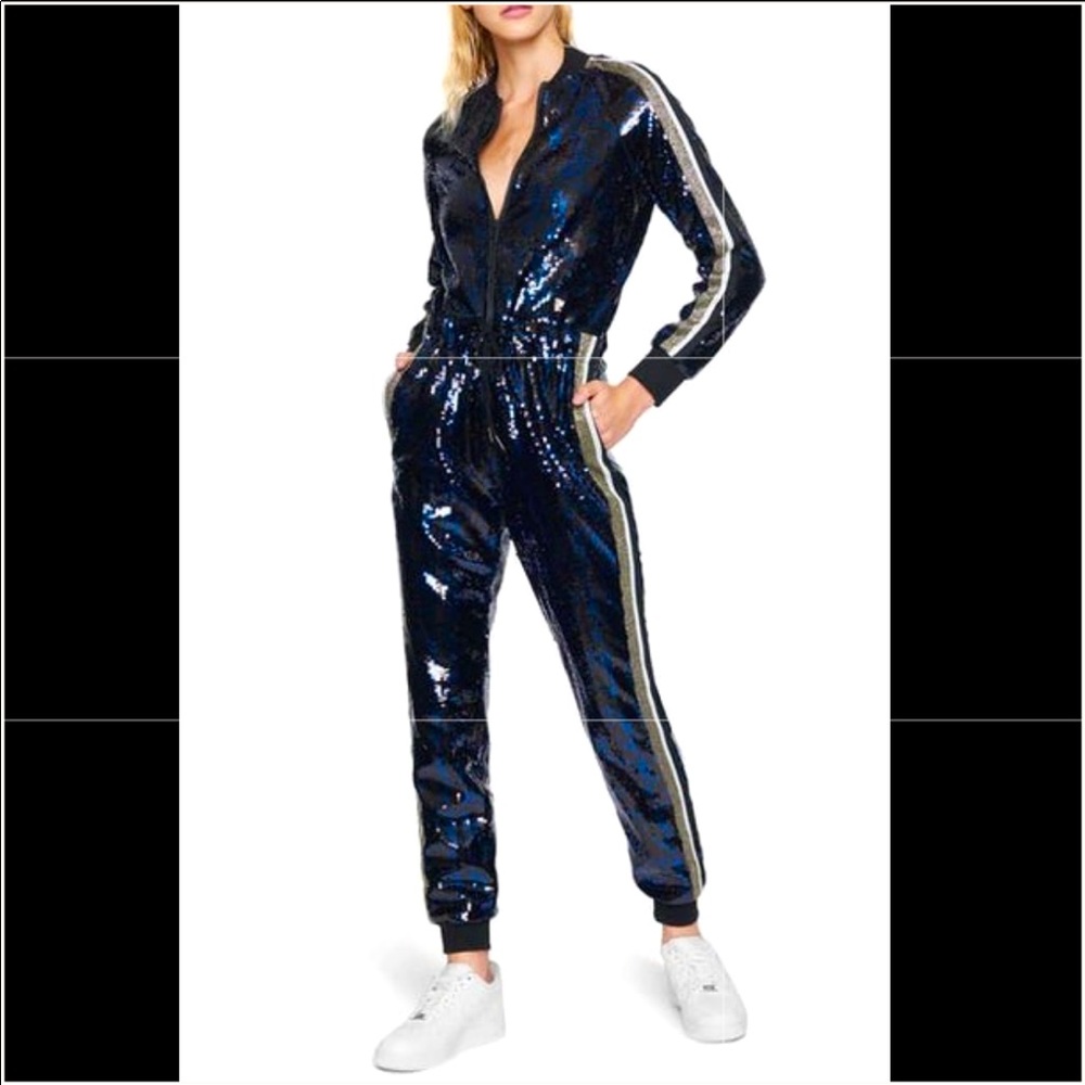 Pam & Gela Sequin Jumpsuit